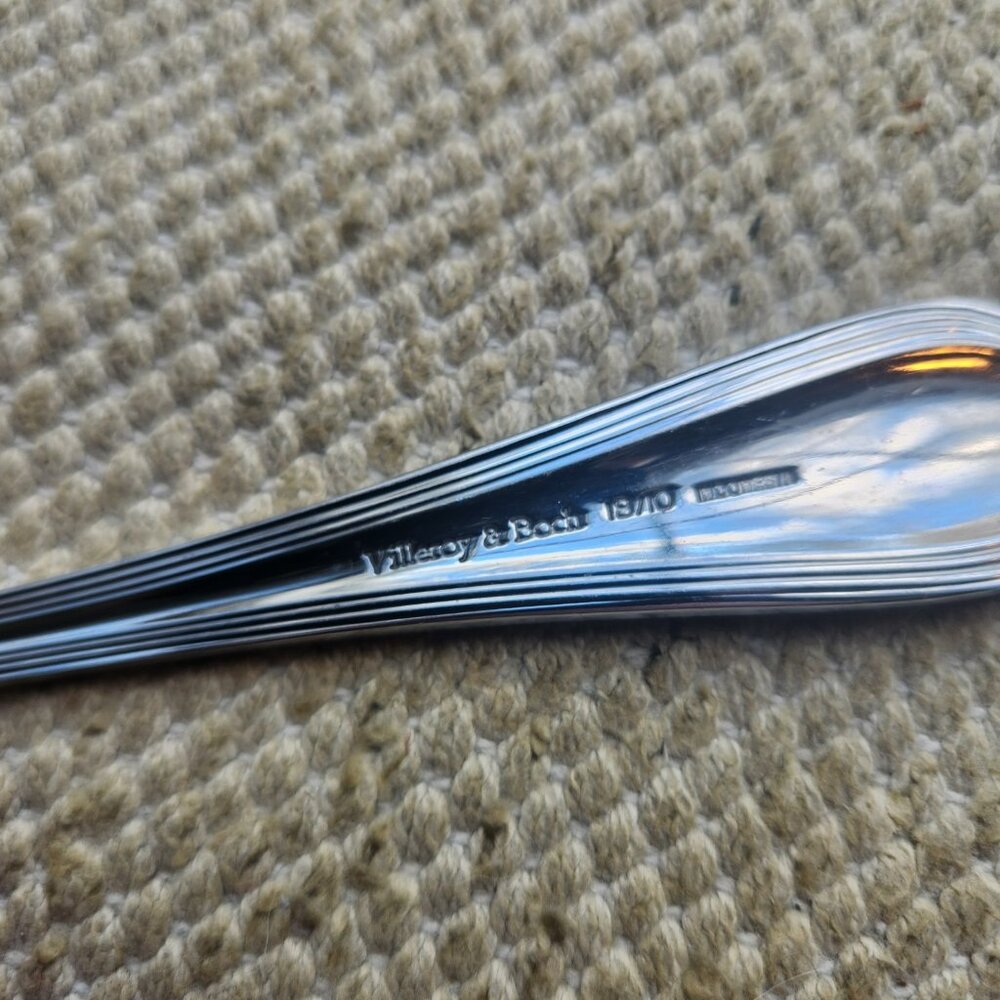 4 Villeroy & Boch EMILY Dinner Forks 18/10 Stainless Steel Indonesia Knot Tip 8" - Picture 5 of 5